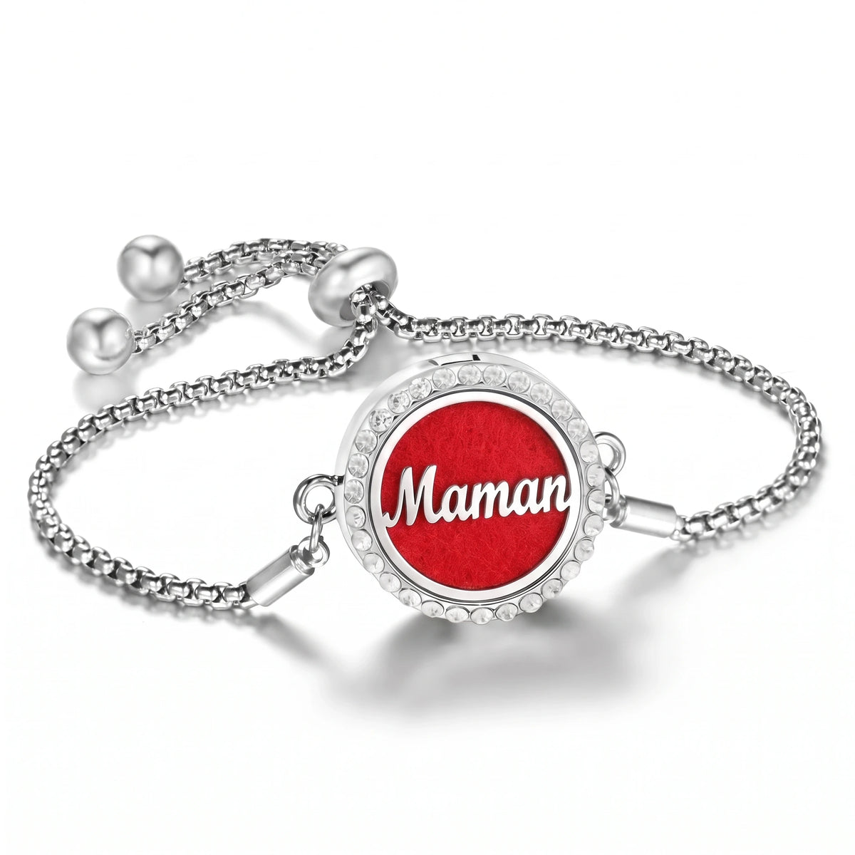Bracelet Diffuseur d’Huiles Essentielles – Médaillon Ajustable