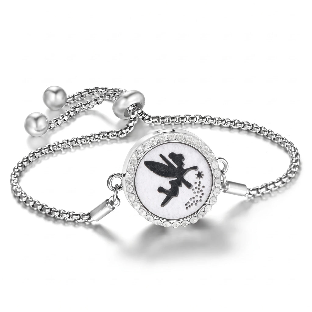 Bracelet Diffuseur d’Huiles Essentielles – Médaillon Ajustable