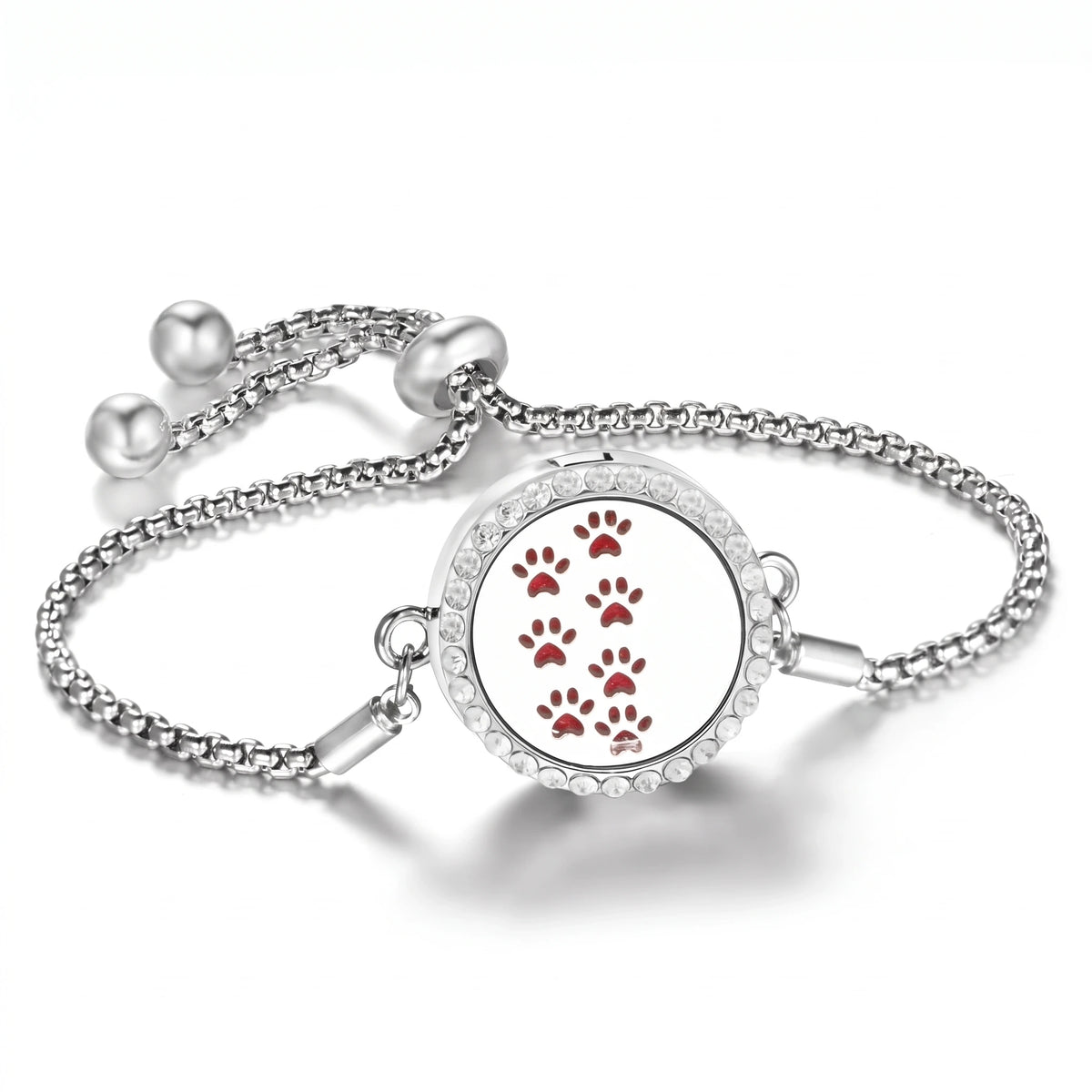 Bracelet Diffuseur d’Huiles Essentielles – Médaillon Ajustable