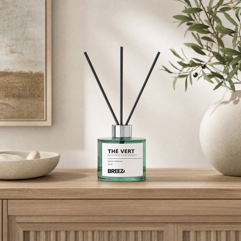 Diffuseur à bâtonnets 50 ml – 9 senteurs