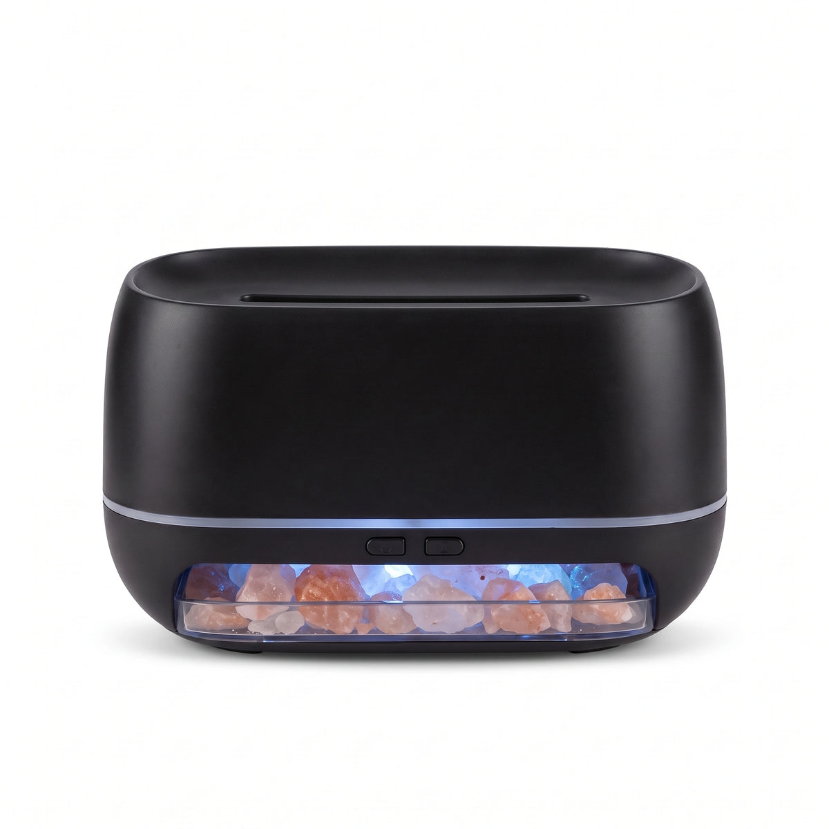 Diffuseur Flamme 3D aux Cristaux de Sel – Noir