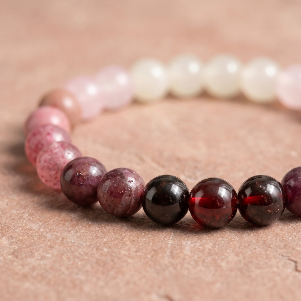 Bracelet élastique en perles naturelles 8 mm – Love Spell | Breez