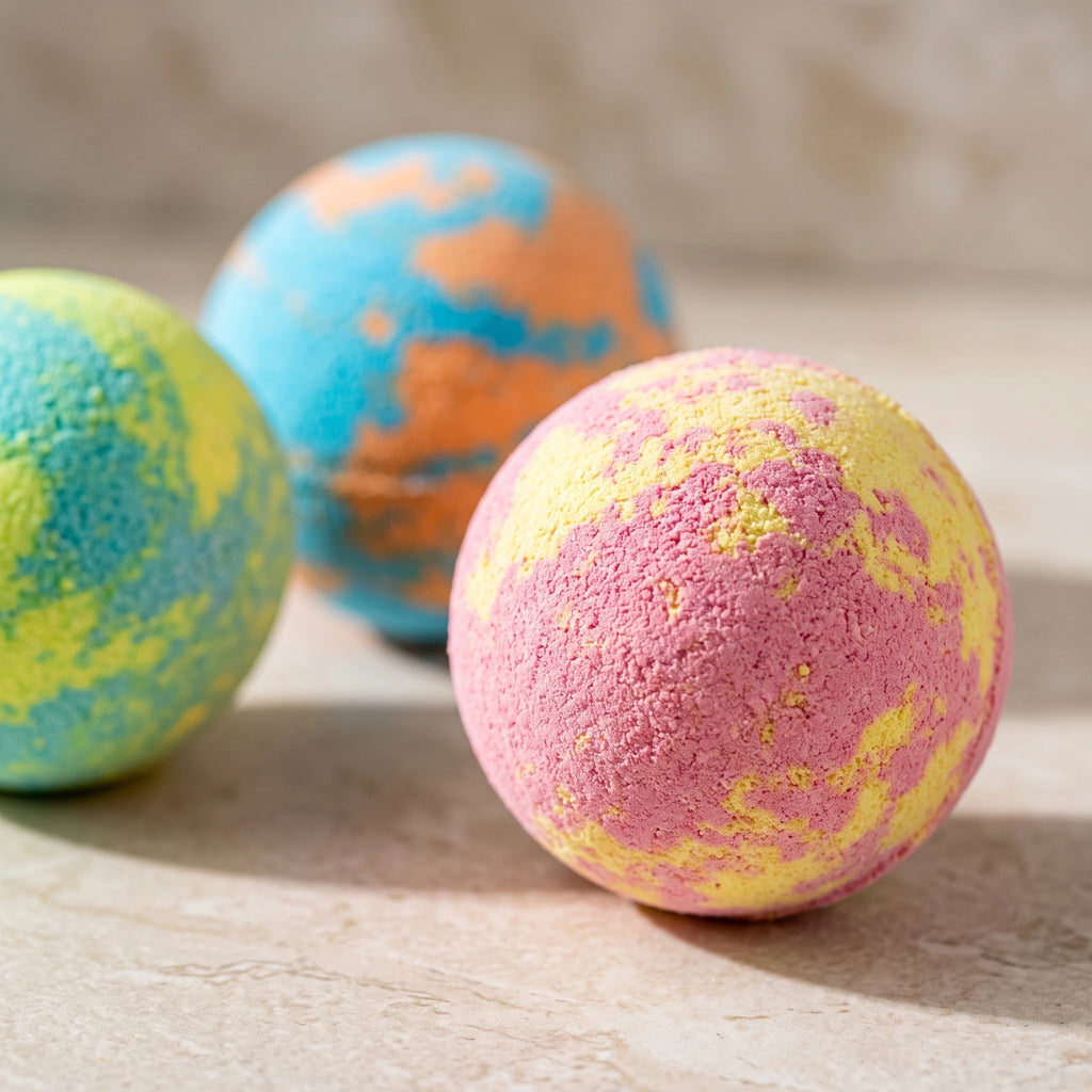 Coffret de 6 Bombes de Bain Colorées