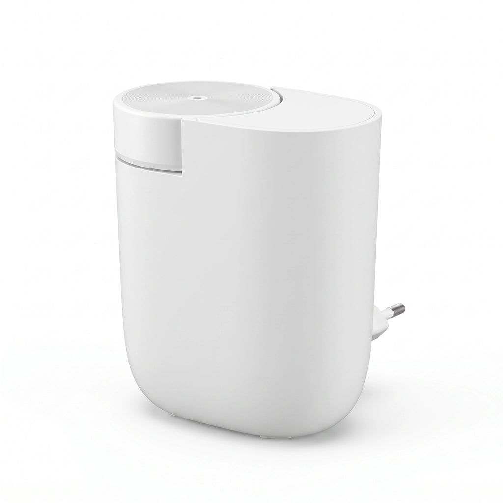 Packshot du diffuseur mural blanc sur fond blanc