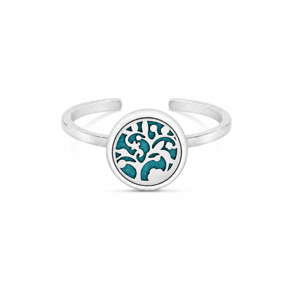 Bague Diffuseur d’Huiles Essentielles Ajustable — Motif au Choix
