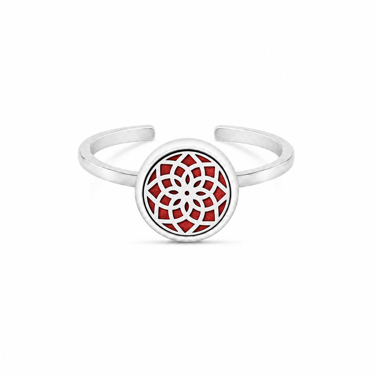 Bague Diffuseur d’Huiles Essentielles Ajustable — Motif au Choix