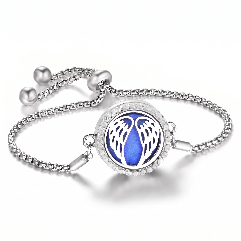 Bracelet Diffuseur d’Huiles Essentielles – Médaillon Ajustable