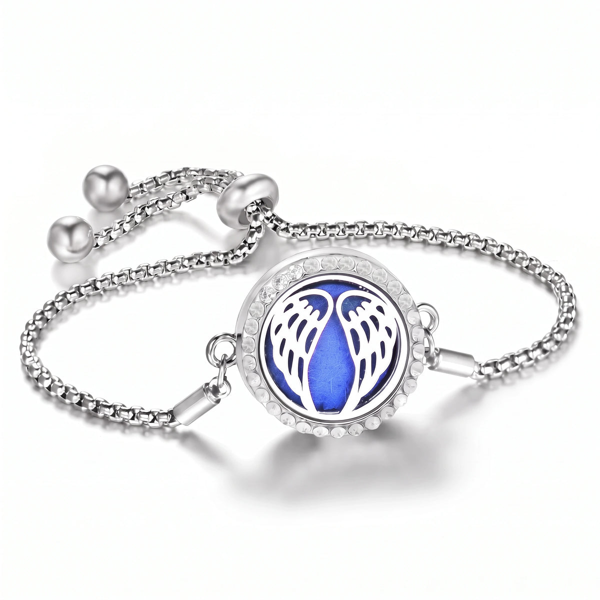 Bracelet Diffuseur d’Huiles Essentielles – Médaillon Ajustable