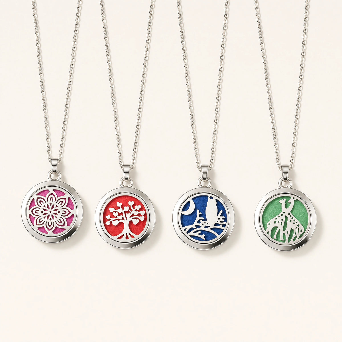 Collier Diffuseur de Parfum – 41 Motifs
