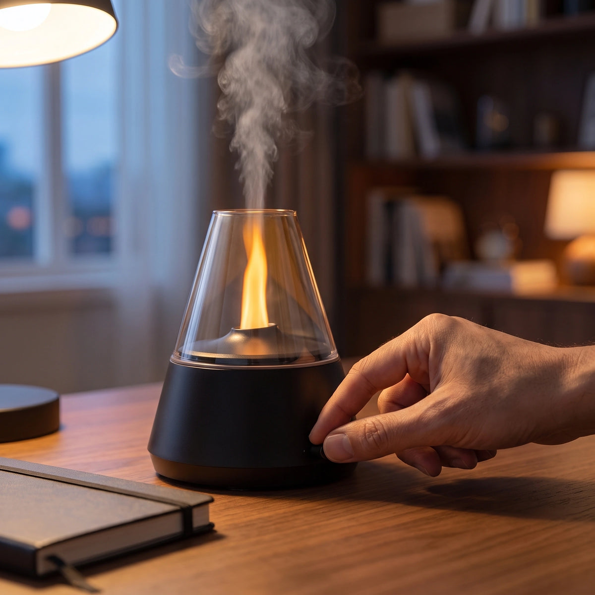 Diffuseur Volcan à Flamme 7 Couleurs | Breez