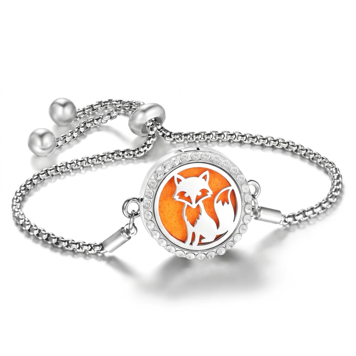 Bracelet Diffuseur d’Huiles Essentielles – Médaillon Ajustable