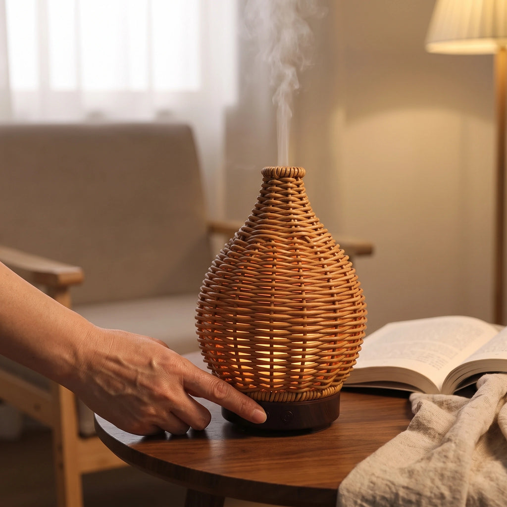 Diffuseur d’Ambiance Rotin Lumineux 100 ml | Breez