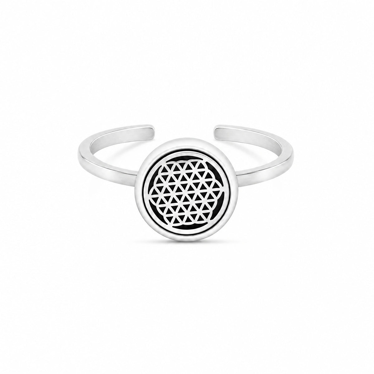 Bague Diffuseur d’Huiles Essentielles Ajustable — Motif au Choix