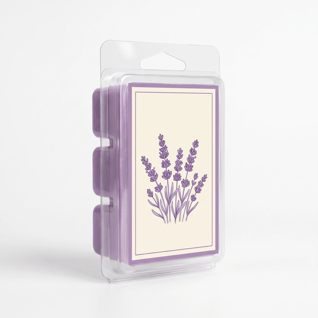 Fondants de cire parfumés à six compartiments – senteur Lavande