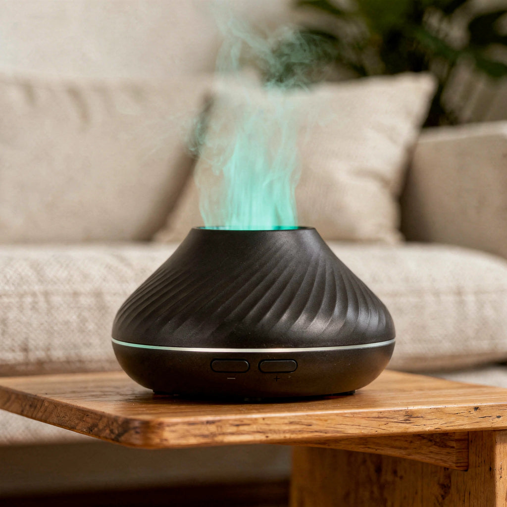 Diffuseur d’arômes volcanique 130 ml – Effet flamme