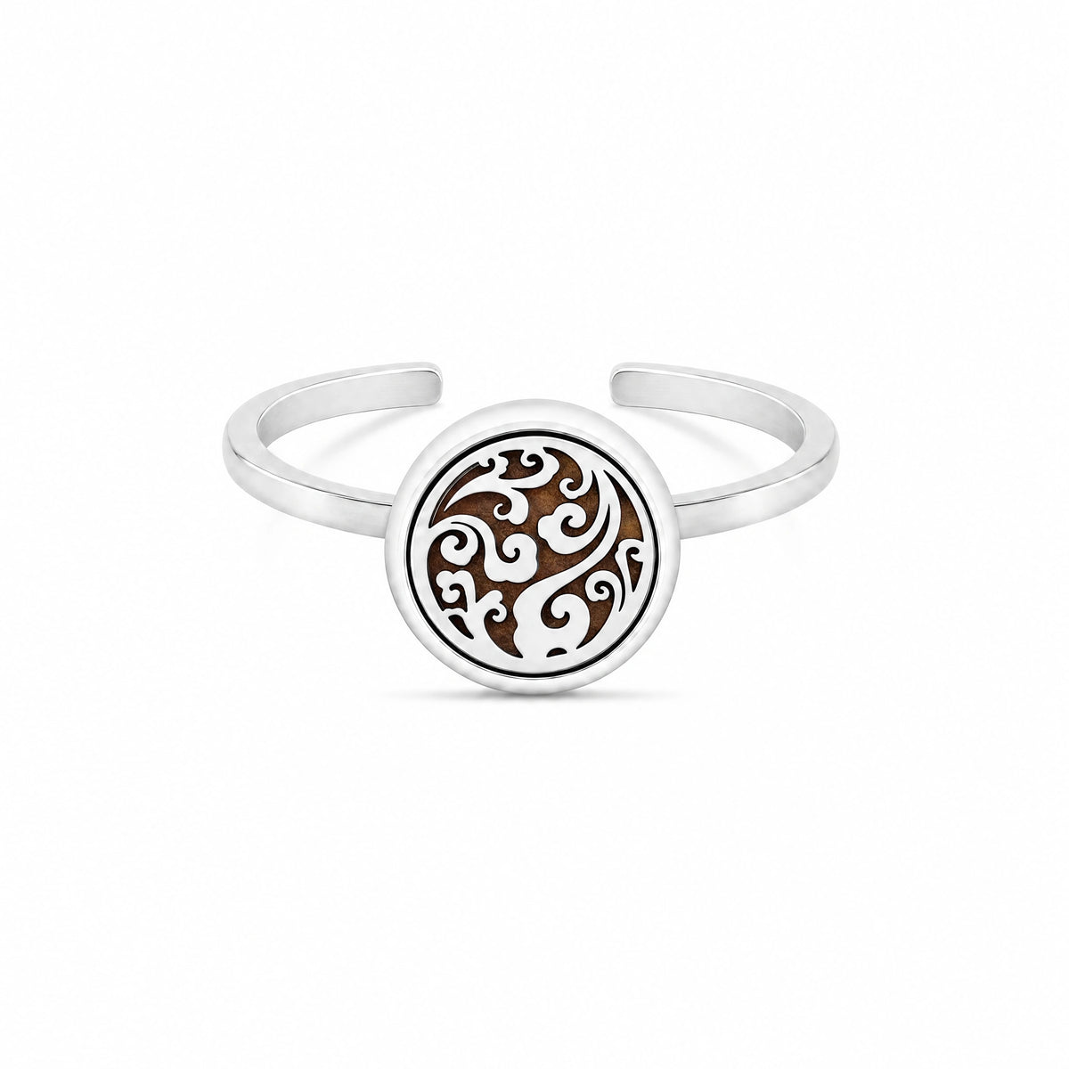 Bague Diffuseur d’Huiles Essentielles Ajustable — Motif au Choix