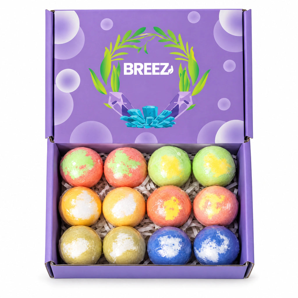 Coffret de 12 bombes de bain effervescentes