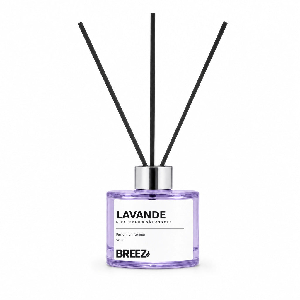 Diffuseur à bâtonnets 50 ml – 9 senteurs