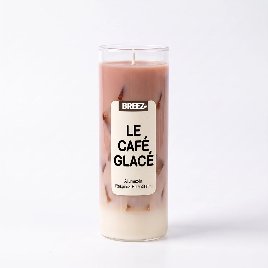 Packshot Bougie gel Latte Nuage Welcome Grand sur fond blanc