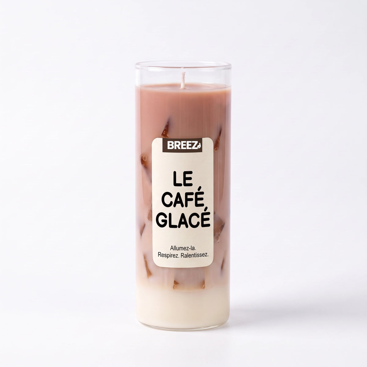 Packshot Bougie gel Latte Nuage Welcome Grand sur fond blanc