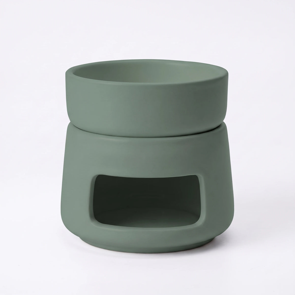 Keramik-Duftlampe mit abnehmbarer Schale — 10 cm