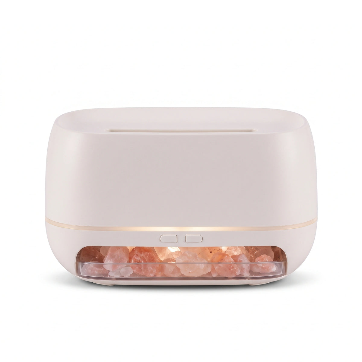 Diffuseur Flamme 3D aux Cristaux de Sel – Blanc