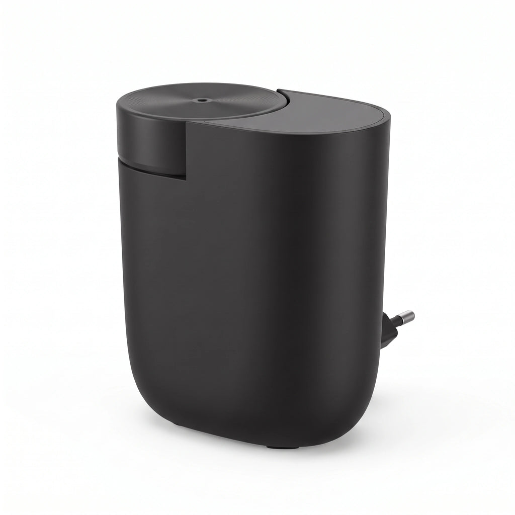Packshot du diffuseur mural noir sur fond blanc