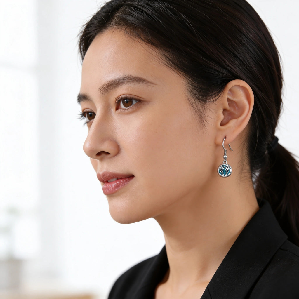Boucles d’oreilles diffuseur à pastille — Ailes d’ange