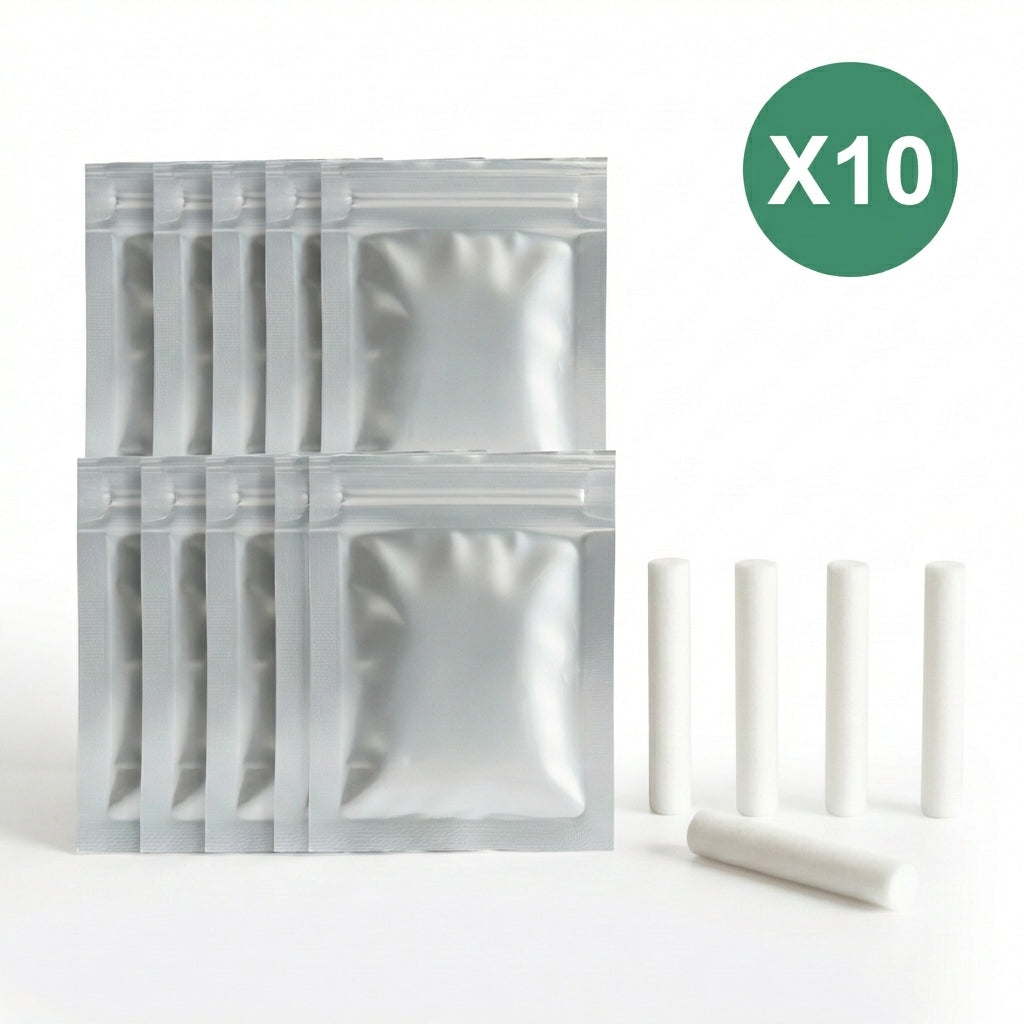 Lots de 10 sachets recharges neutres