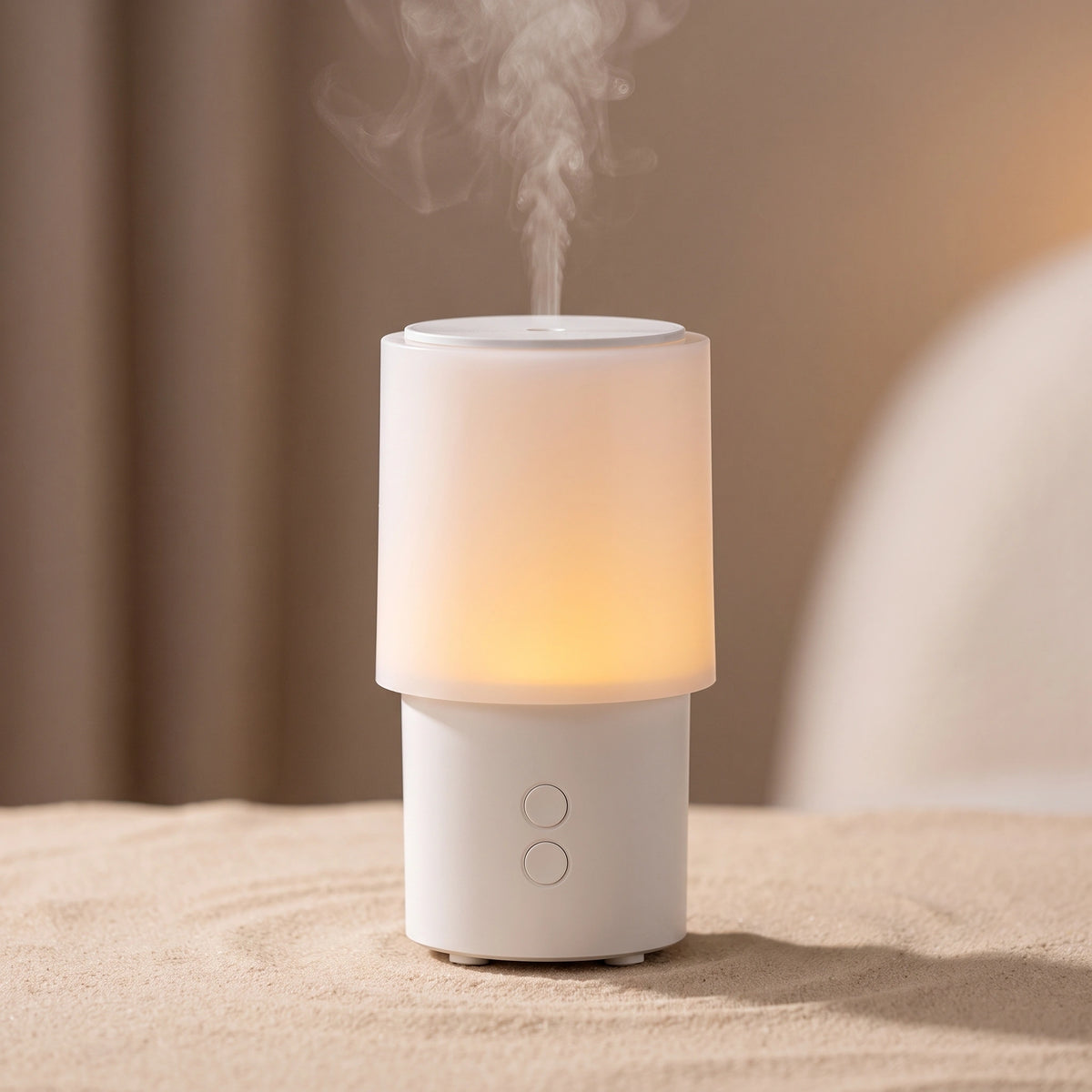 Diffuseur d’Arômes USB 140 ml avec lumière d’ambiance – Blanc & Noir