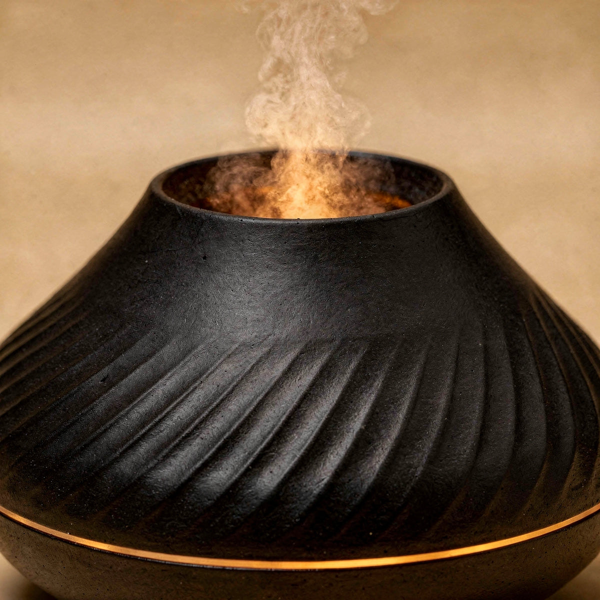 Diffuseur d’arômes volcanique 130 ml – Effet flamme