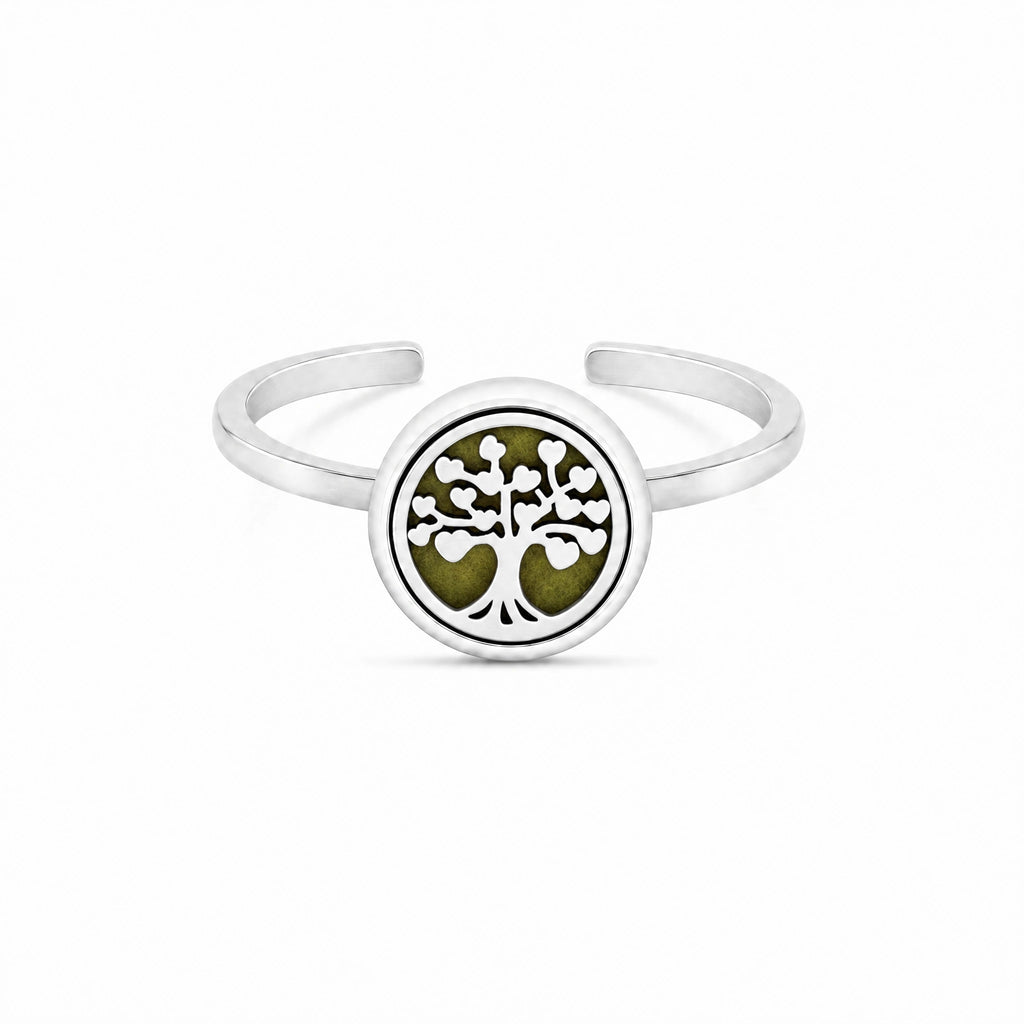 Bague Diffuseur d’Huiles Essentielles Ajustable — Motif au Choix