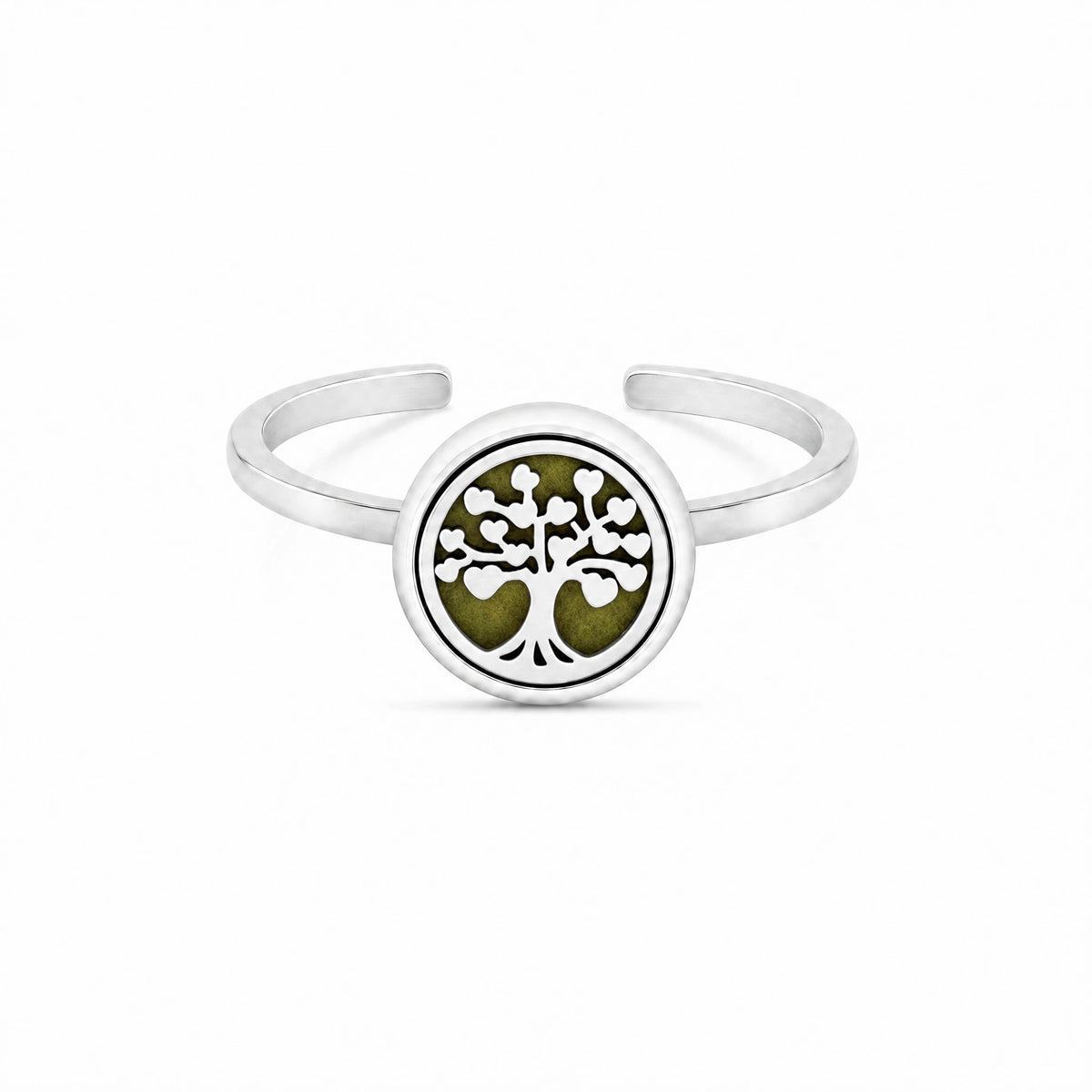 Bague Diffuseur d’Huiles Essentielles Ajustable — Motif au Choix