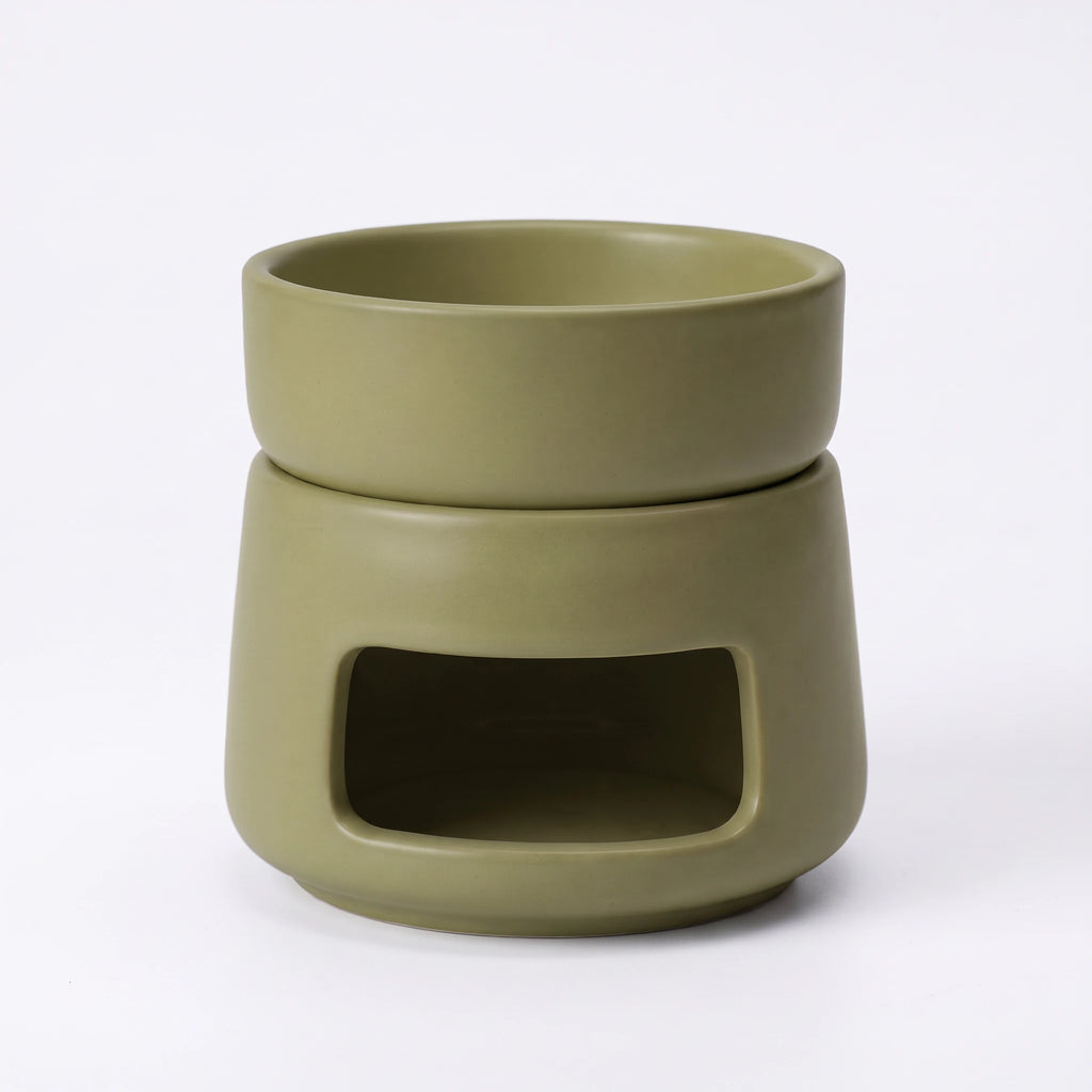 Keramik-Duftlampe mit abnehmbarer Schale — 10 cm