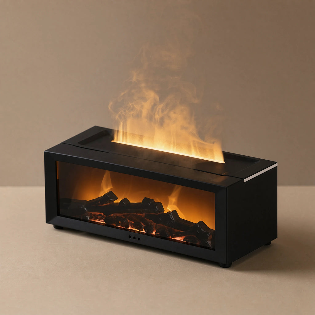 Diffuseur d’ambiance effet flamme noir