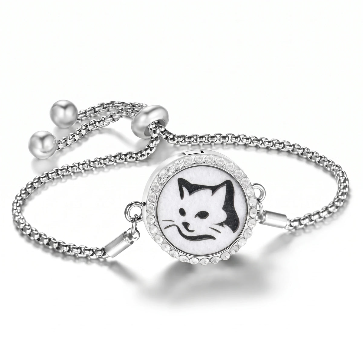 Bracelet Diffuseur d’Huiles Essentielles – Médaillon Ajustable