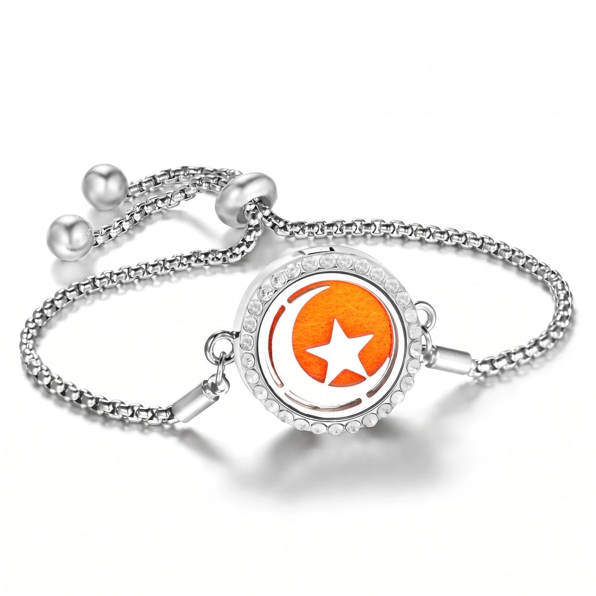 Bracelet Diffuseur d’Huiles Essentielles – Médaillon Ajustable
