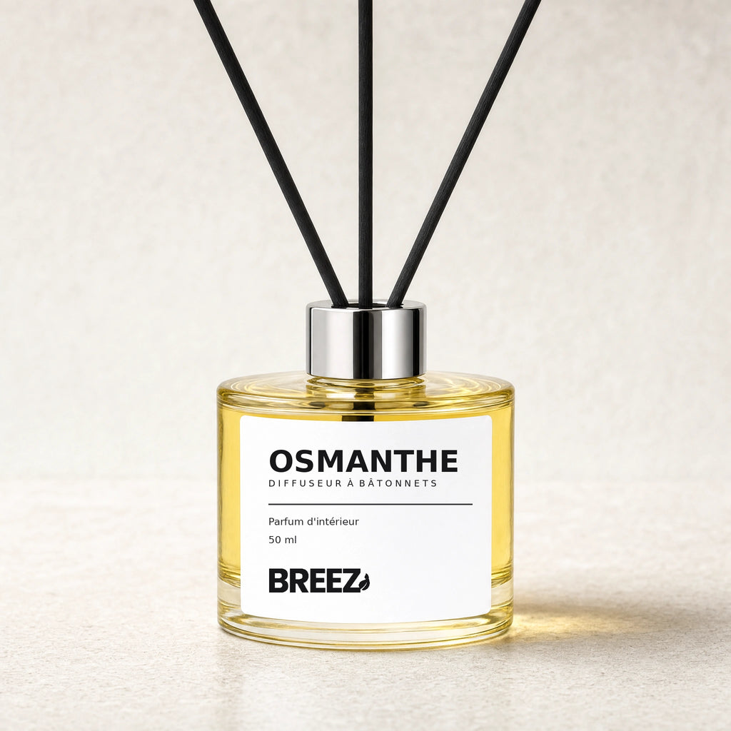 Diffuseur à bâtonnets 50 ml – 9 senteurs