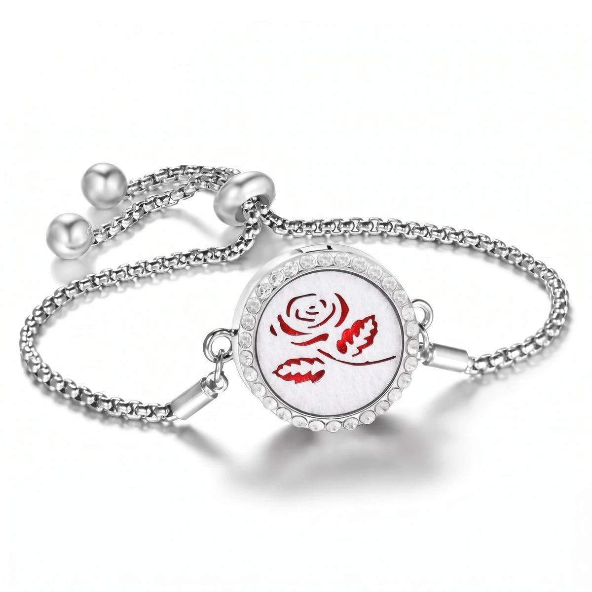 Bracelet Diffuseur d’Huiles Essentielles – Médaillon Ajustable