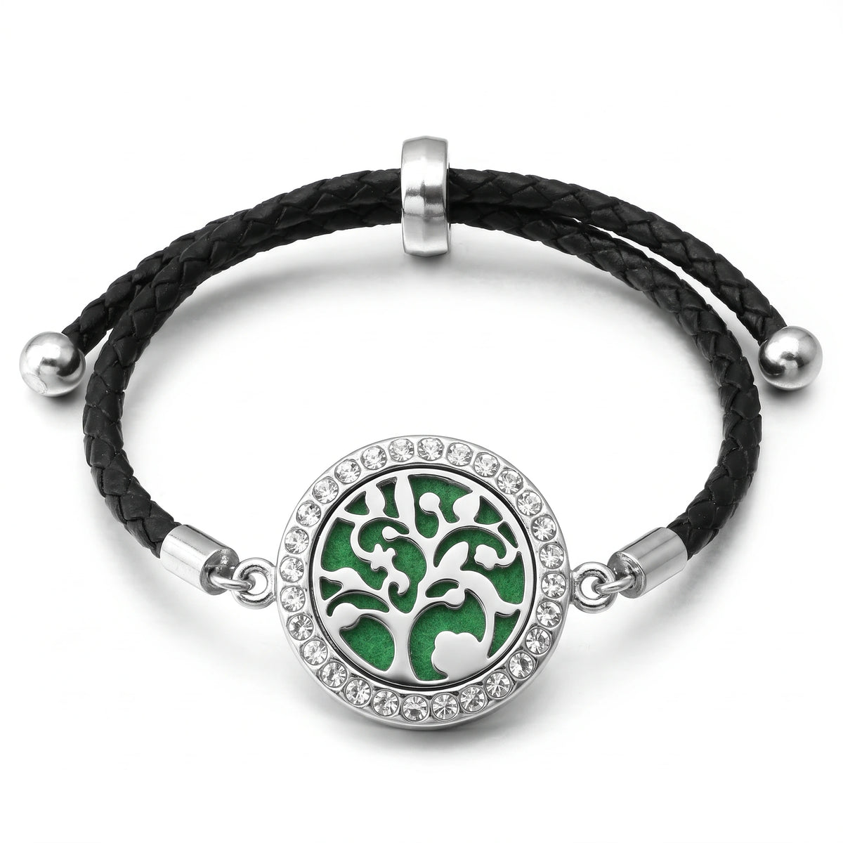 Bracelet diffuseur motif Arbre aux racines sur fond blanc