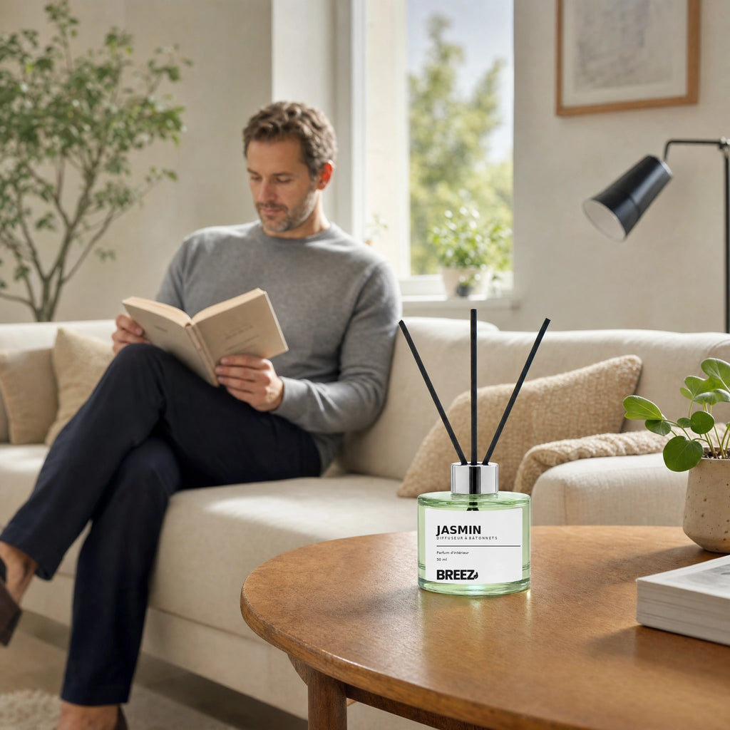 Diffuseur à bâtonnets 50 ml – 9 senteurs