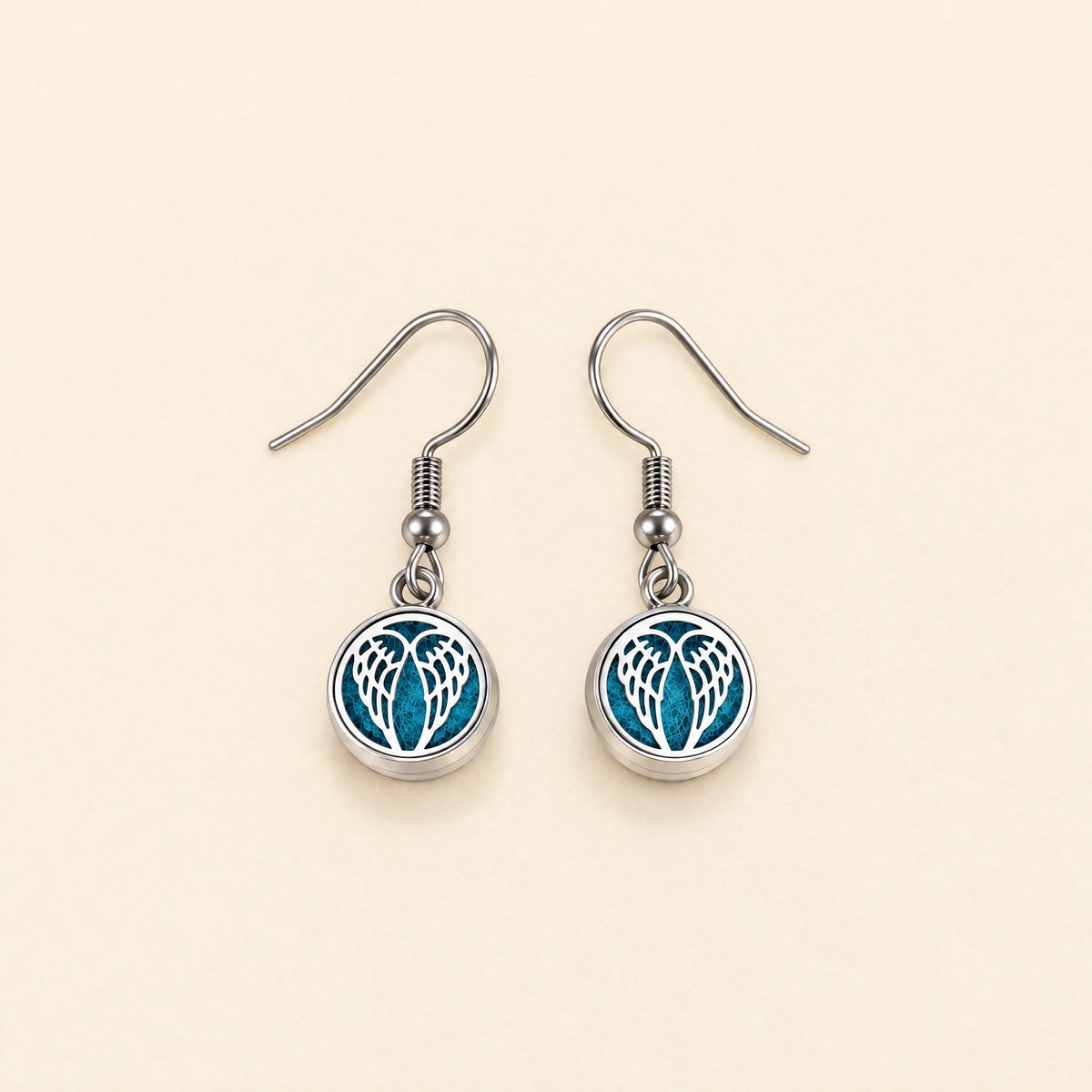 Boucles d’oreilles diffuseur à pastille — Ailes d’ange